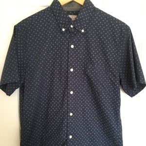 J.Crew short-sleeve printed shirt.
